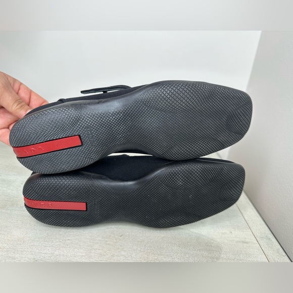Prada Women's Black Mary Jane sport shoes - Picture 11 of 11